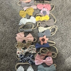 Amazon Kids Hair Accessories Set - Pink, Yellow, Blue, and More